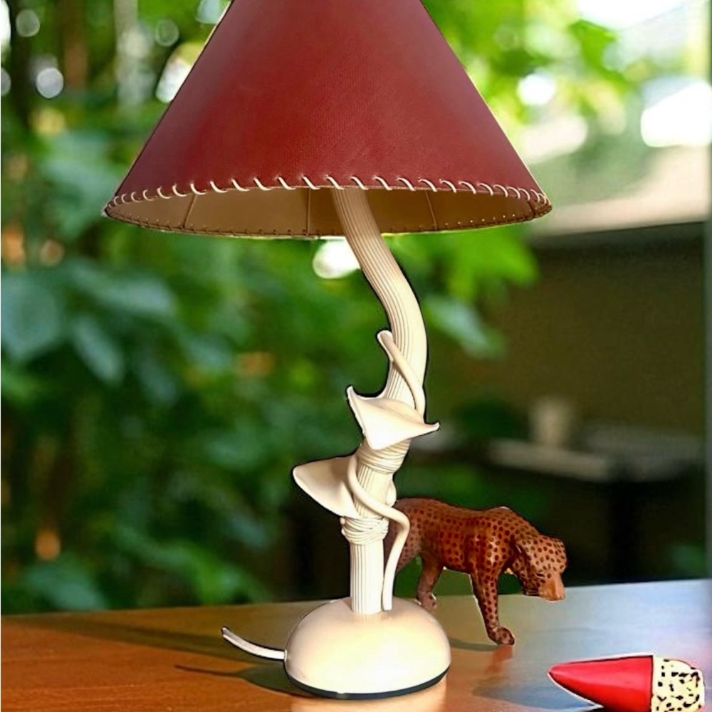 MCM Olympia Vine and Leaf Lamp